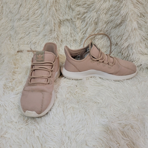 Adidas Big Girl/Women Tubular Shadow Beige Running Shoes size 5.5 - Picture 2 of 9